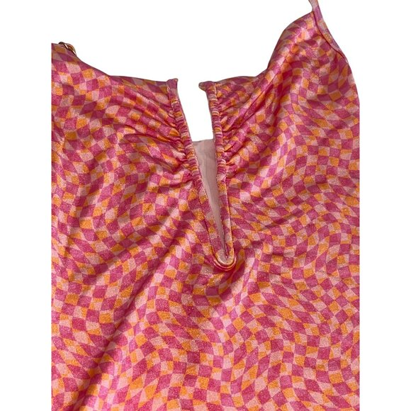 L*Space Printed Shimmer Roxanne One Piece in heat waves New Swimsuit - Picture 5 of 11